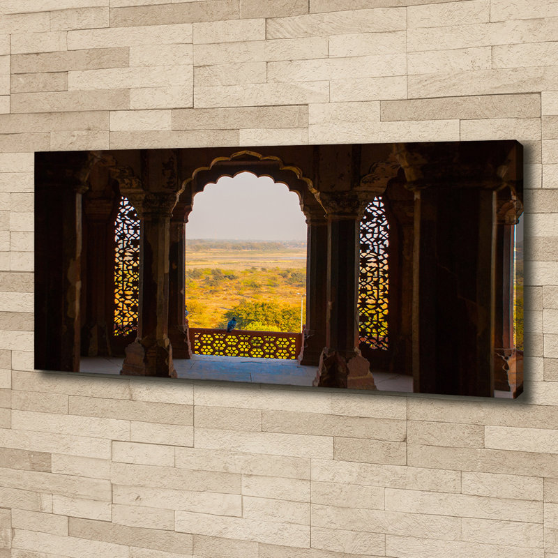 Fort Agra India - No Frame Print on Canvas