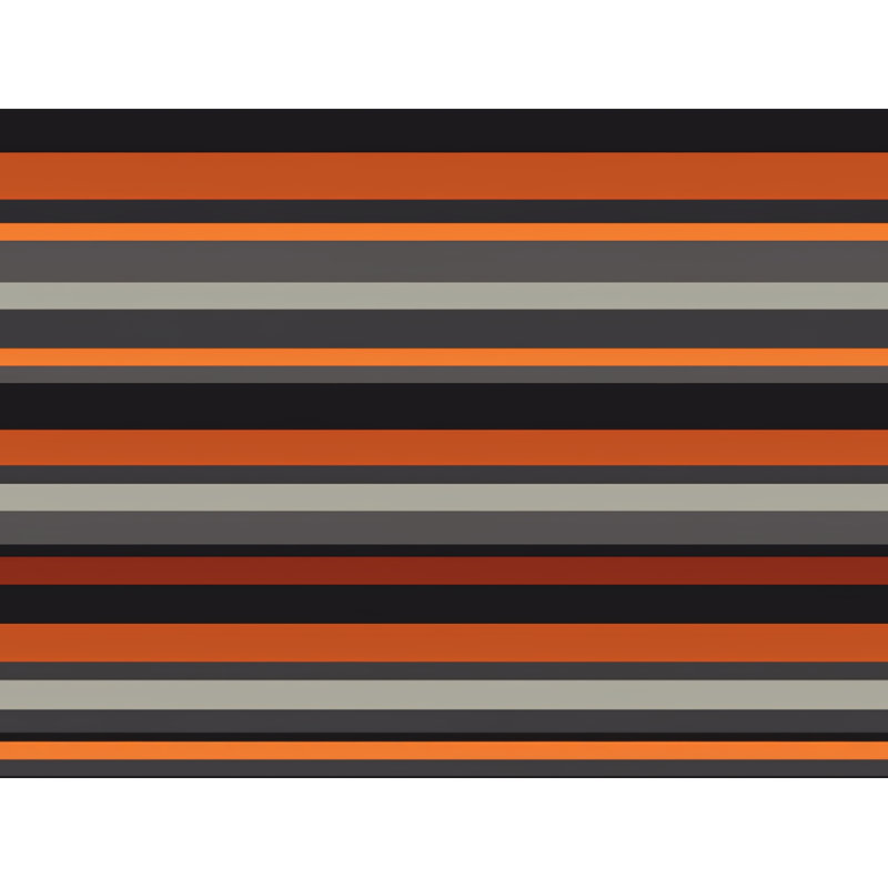 Machine Printed Duvet Cover, Queen Duvet Cover, Orange/Silver