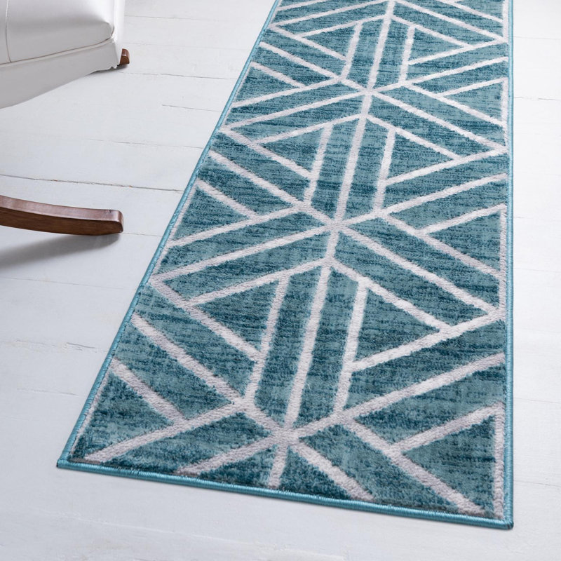Nucla Geometric Indoor Rug, Runner 2'7" x 13'