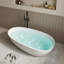 Baignoire de trempage autoportante 71 "x 35,43"