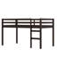 Lit mezzanine en bois avec échelle-1049872958