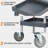 Commercial Janitorial Cleaning Cart on Wheels