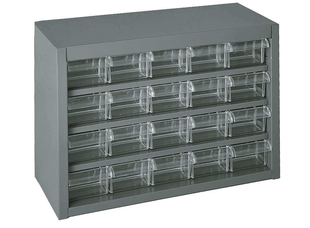 Small Parts Organization Storage Rack with Drawers 