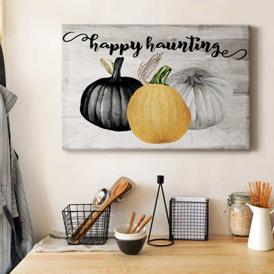 «Happy Haunting» sur toile
