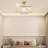 3-Light Glass Semi Flush Mount