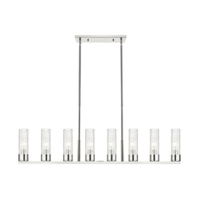 Luminaire suspendu 6 lumières avec abat-jour Scherer