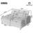 Free-combined Sectional Convertible Sofa Bed Loveseat Sofa-1380552487