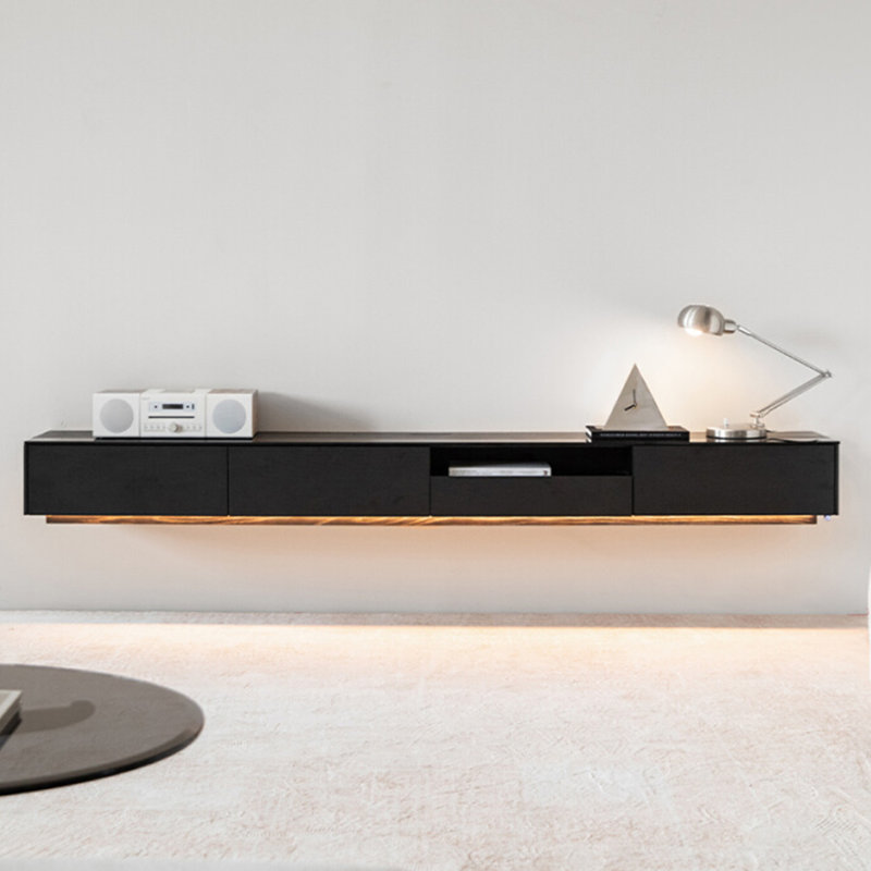 Meuble télé flottant Modern, H 9,5 po x L 78,73 po x l 13,77 po