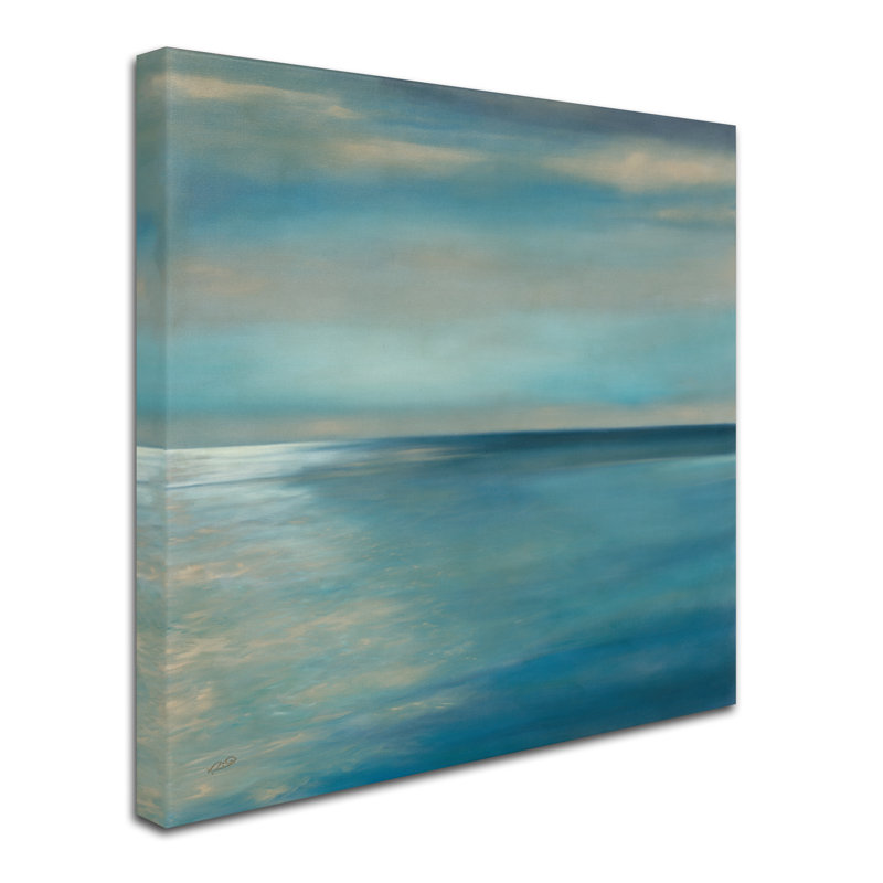 Clidy 'Horizon' Print on Wrapped Canvas, 35" H x 35" W x 2" D