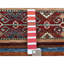 Tapis en laine noué à la main 3 pi 5 po x 5 pi Super Kazak Khorjin F567B4F5A5A64145A58A0AAE047657B2