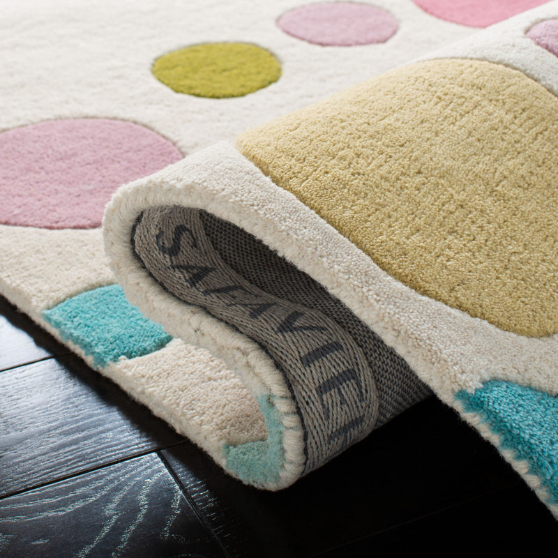 Tapis en laine touffeté à la main Amier, Carré 8 pi