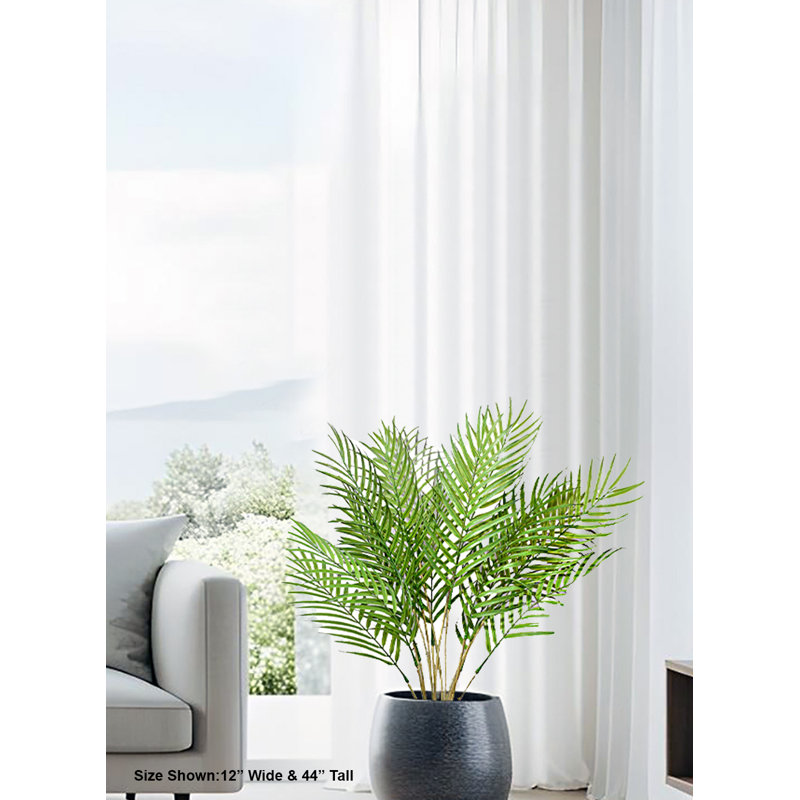  Faux jet de palmier tropical, 30 po de long, paquet de 12