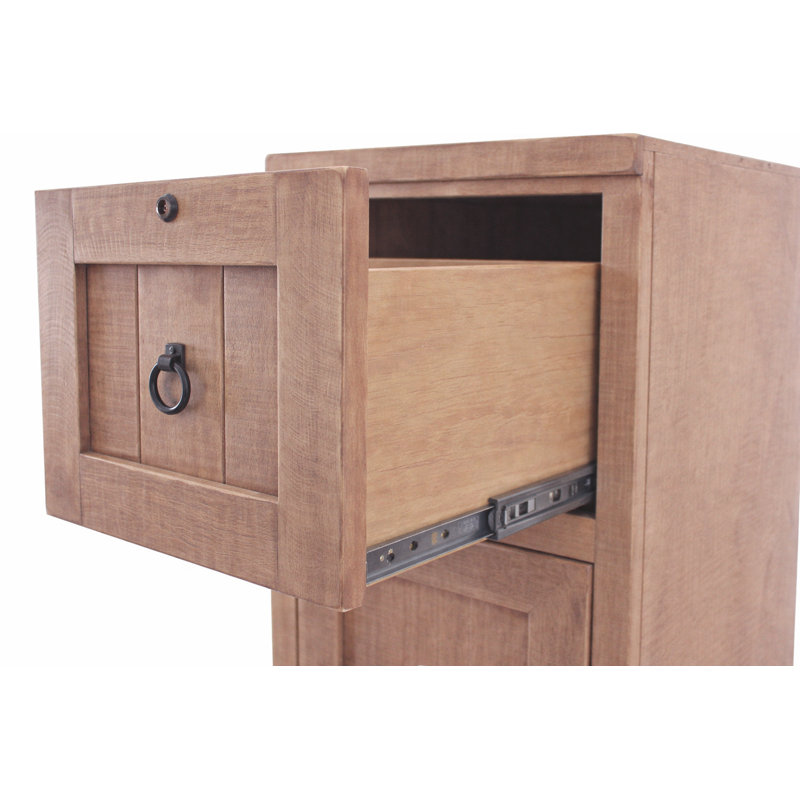 Classeur vertical 4 tiroirs Raina, Coquille de mer rustique