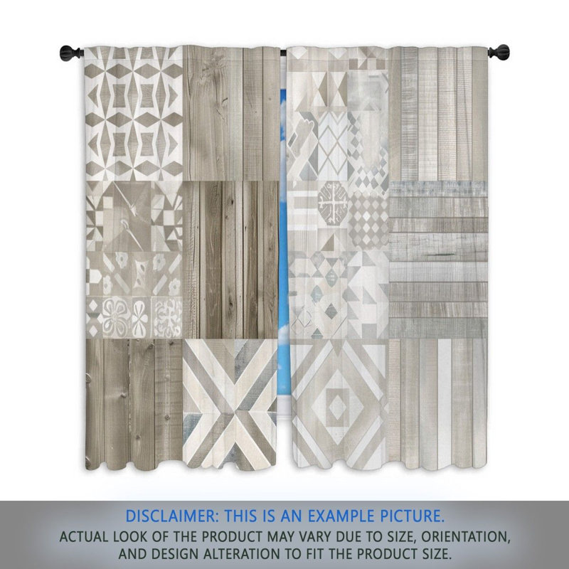 Paire de rideaux obscurcissant Akera, L 40 po x L 52 po