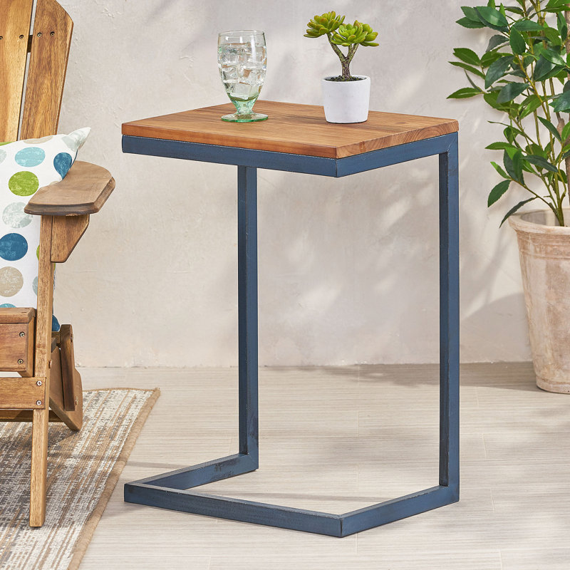 Table de bout Kendly, H 25,50 po x l 18,25 po x P 12,75 po, Naturel