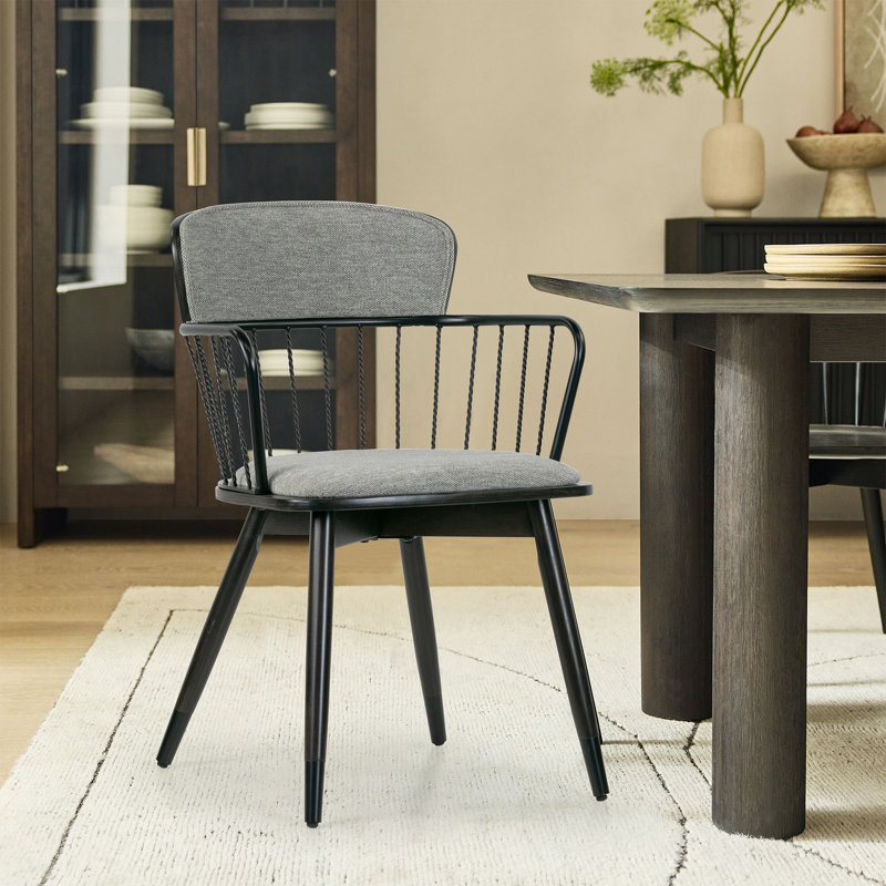 Isay 18.5'' H Fabric Upholstered Armchair