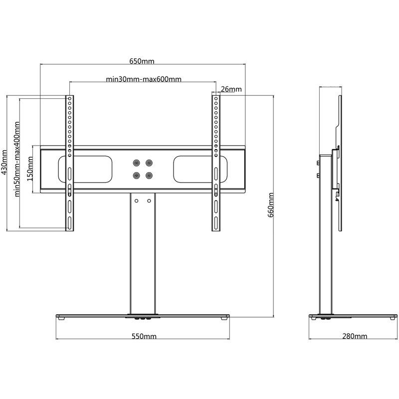 Symple Stuff Floor Stand Mount