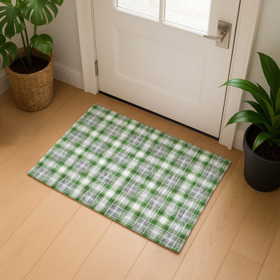 Tapis écossais de qualité supérieure lavable à la machine AMF1817