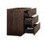 Armoire de salle de bain pour salle de bain - Noyer, 3 tiroirs, élégance moderne, plancher noyer silencieux à trois niveaux, maximise-591372910-591372904