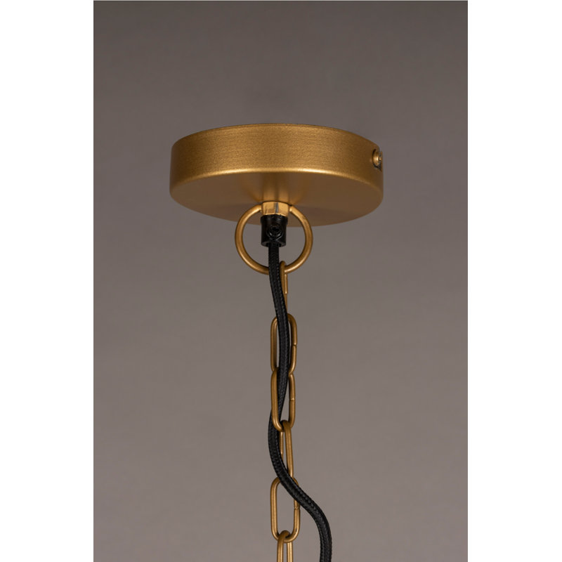 1 - Light Pendant, 70" H x 28" W x 28" D, Black