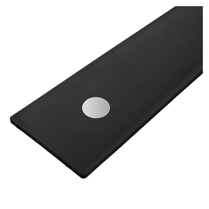 Ensemble de quincaillerie de porte de garage magnétique décorative - Poignées et charnières en faux fer noir pour un attrait instantané