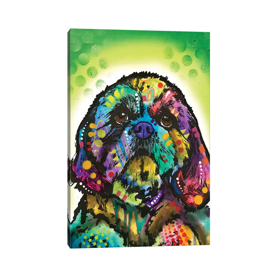 Kinda Shih Tzu by Dean Russo - Wrapped Canvas Painting