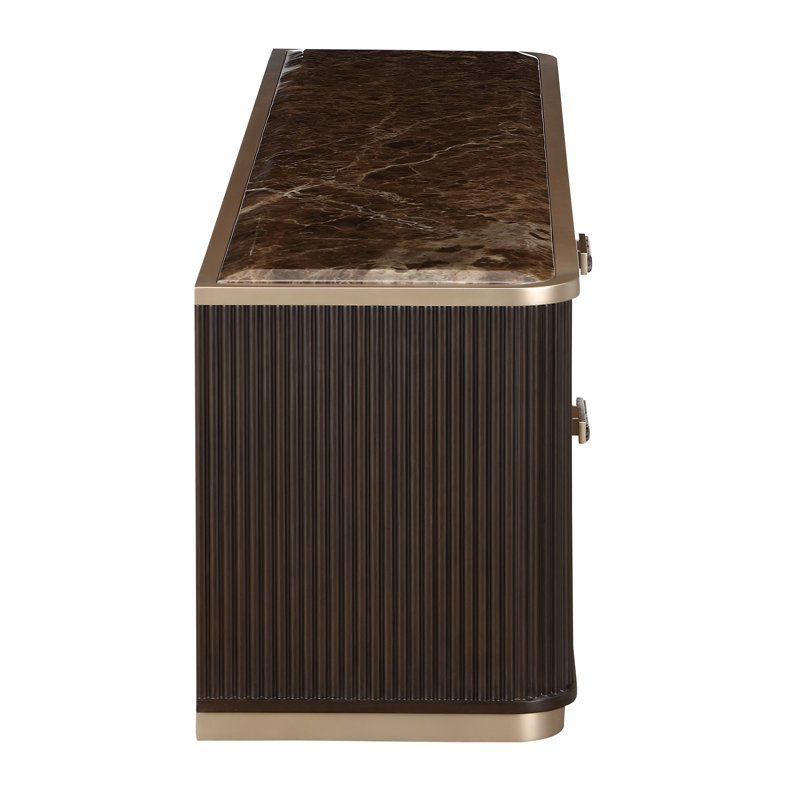 West Kensington Media Cabinet, Espresso Wood