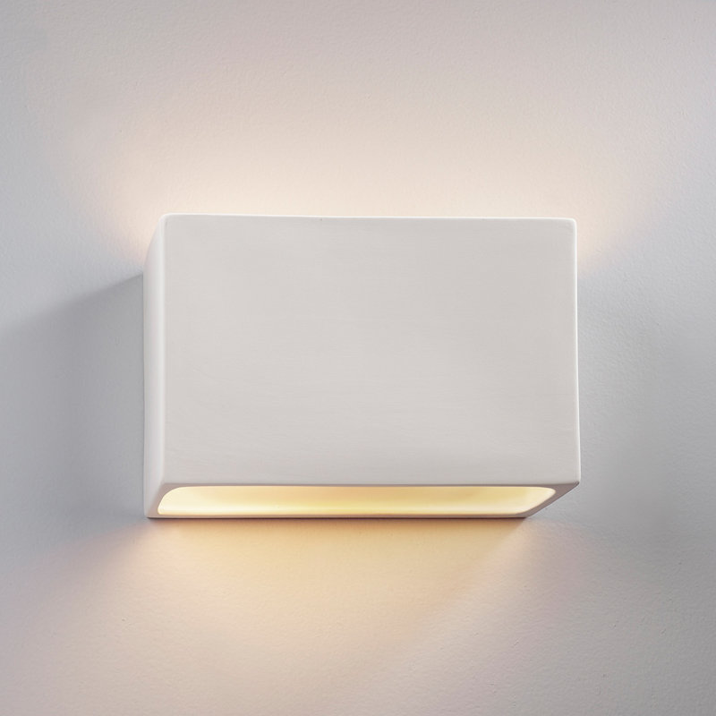Ambiance Collection™ LED Outdoor Flush Mount, Bisque, 6" H x 10" W x 4" D, No