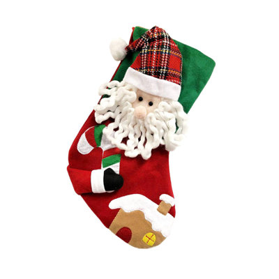 Santa Christmas Sock F07M5-4 Santa
