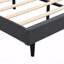 Très grand lit plateforme tapissier très grand capitonné, USB, poches-414678227-414678225