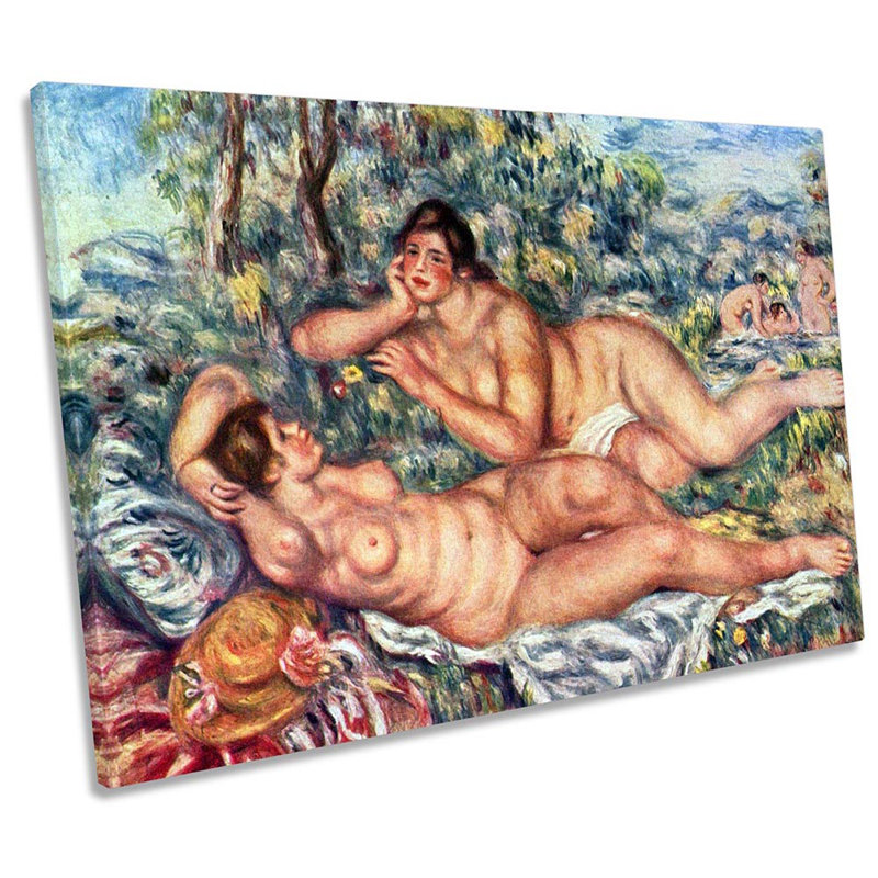 Pierre-Auguste Renoir The Great Bathers - Wrapped Canvas Print, 30.5cm H x 45.7cm W x 2cm D