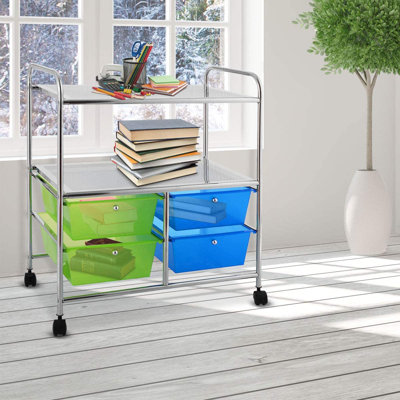 29.5'' H x 25'' W Utility Cart with Wheels
