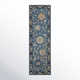 Frances Floral Handmade Tufted Wool Azure Area Rug