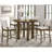 Crispin Brown Round Counter Height Dining Table