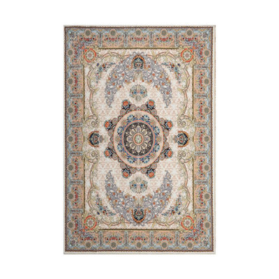 Tapis rectangulaire Breelan avec envers antidérapant