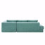 Canapé modulaire en chenille en L 113 po avec coussins double épaisseur Boneless-124632833