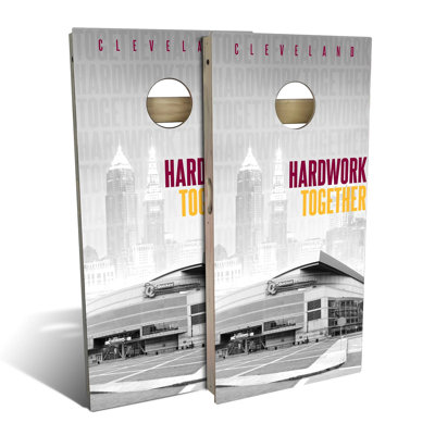 Hardwork Cornhole Board Set | Includes (2) Boards, (8) Bags & Optional Accessories