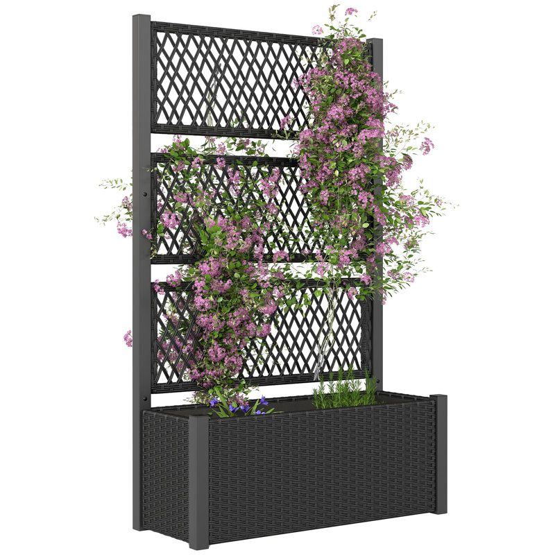 Raised Garden Bed, Mixed Grey