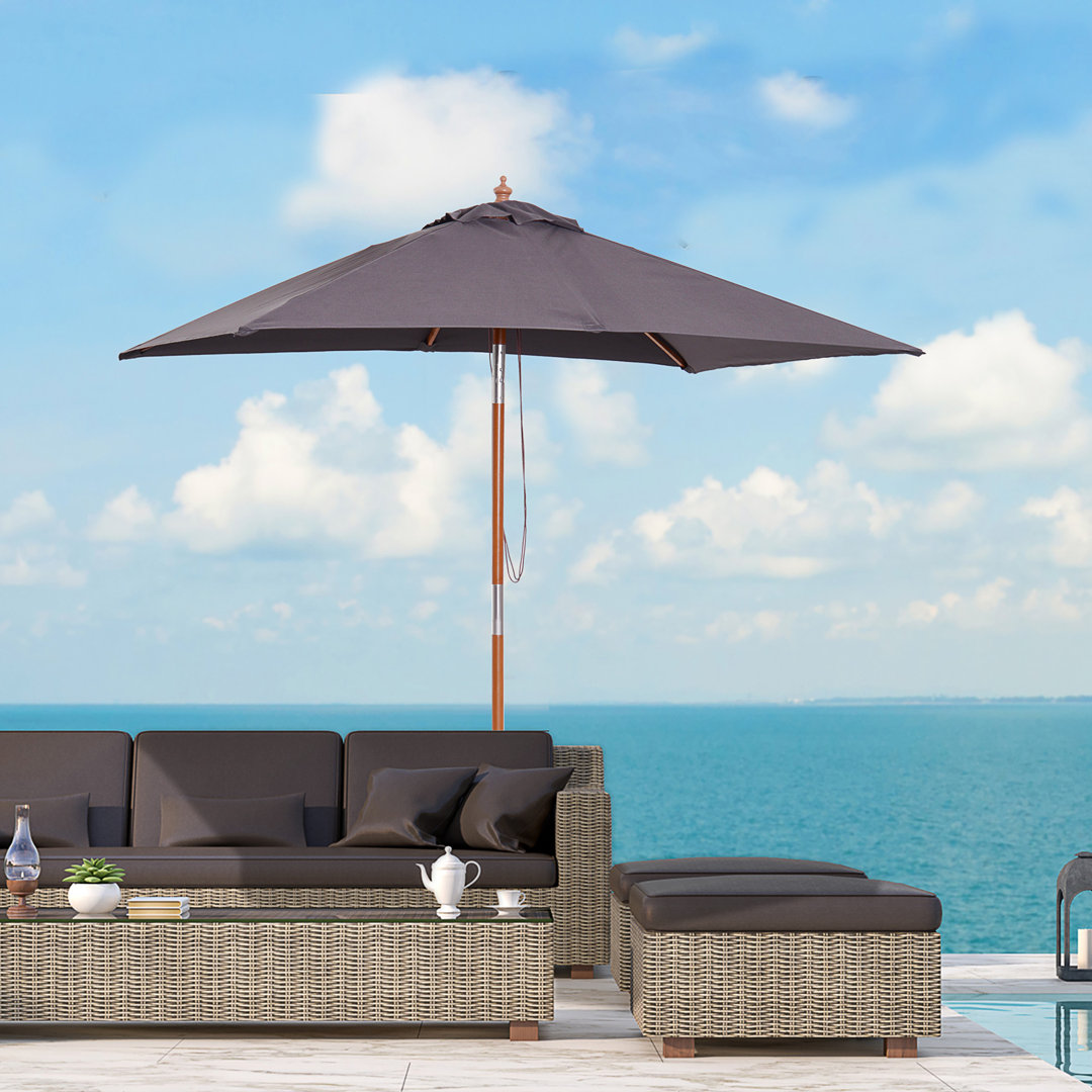 Cyr 2m  Rectangular Traditional Parasol