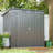 All Weather Outdoor Tool Cabinet 6X4 Ft - Black, Build 6'X4' Pet House Spacious Interior