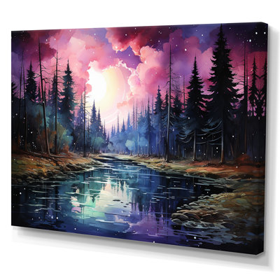 Impression sur toile Griseldis - Aurora Borealis_106492