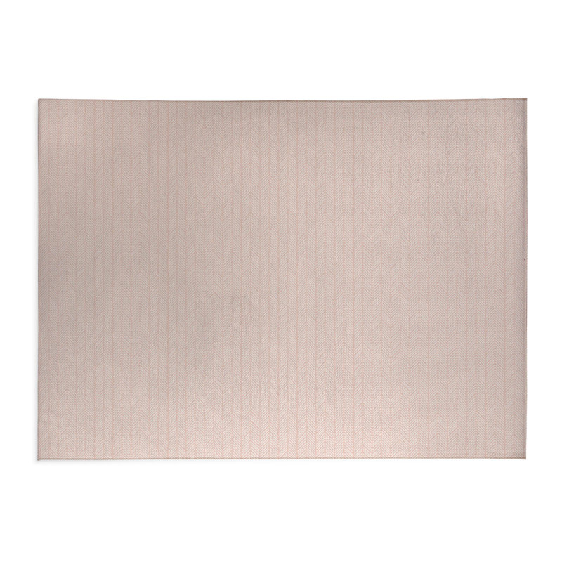 Chevron Stripe Kids Play Mat, Pink, Rectangle 2' x 3'