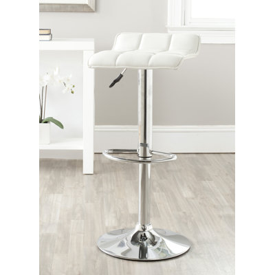Bunky Swivel Upholstered Adjustable Height Counter Stool