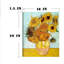 Douze tournesols, reproduction d'art de Vincent Van Gogh. Estampe numérique sur toile, estampe numérique-1581926284-1581926272