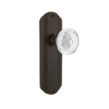 Deco Plate with Crystal Meadows Knob