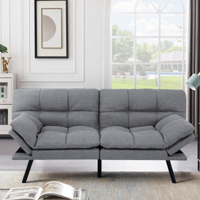 Gurlal Twin 71'' Upholstered Convertible Sofa