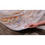 Tapis abstrait en polypropylène tissé à la machine en gris clair / brun-1202170512