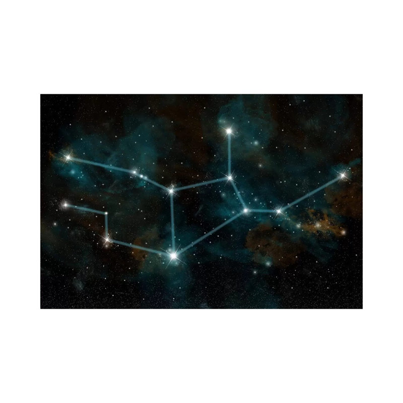 The Constellation Virgo The Virgin by Marc Ward - Wrapped Canvas Print, 101.6 cm H x 66.04 cm W x 1.91 cm D