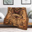 Jeté en flanelle Tribal Love Mask-134318978