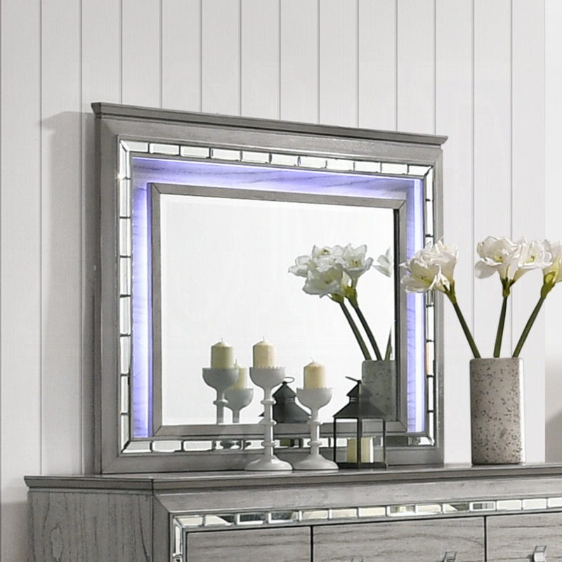 Miroir biseauté pour commode Fernande